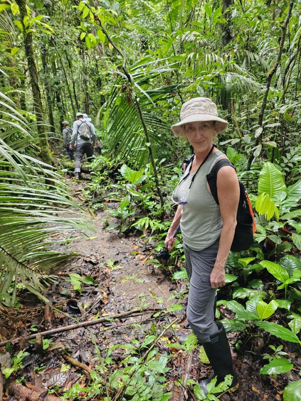 Woman in jungle